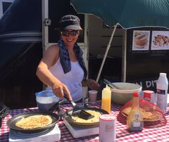 In dit hoekie een pannenkoekie